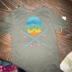 Garanimals 6 skater skull shirt